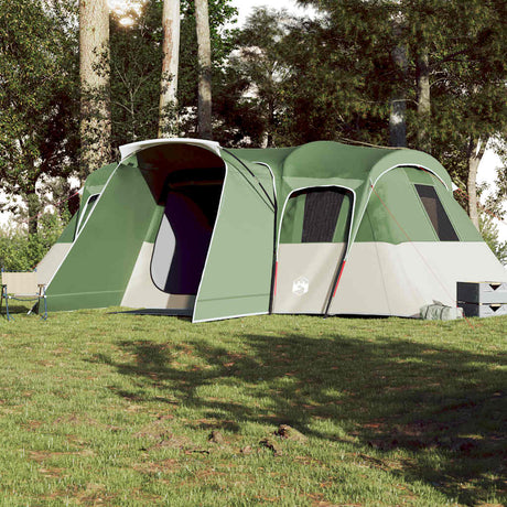 Tente tunnel VidaXL 16 personnes imperméable vert