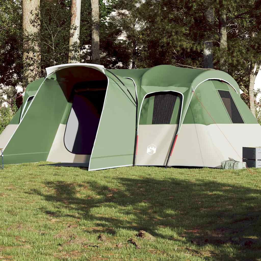 Vidaxl Tunnel Tenda Waterproof Green di 16 persone