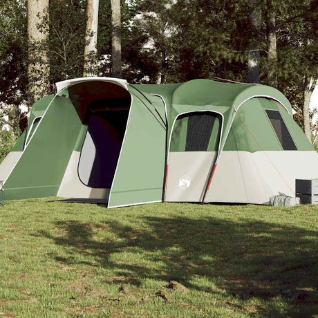 Tente tunnel VidaXL 16 personnes imperméable vert