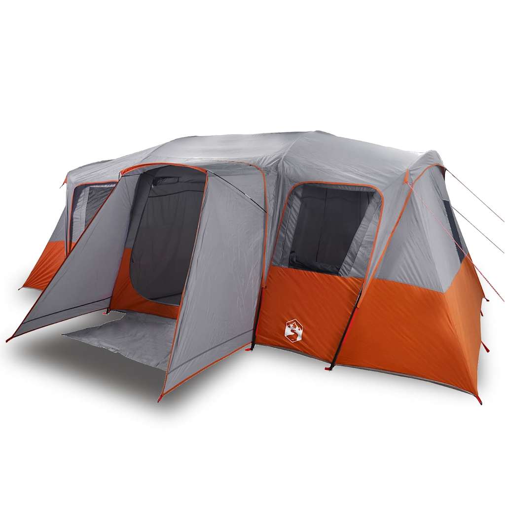 Tente tunnel VidaXL 16 personnes imperméable grise