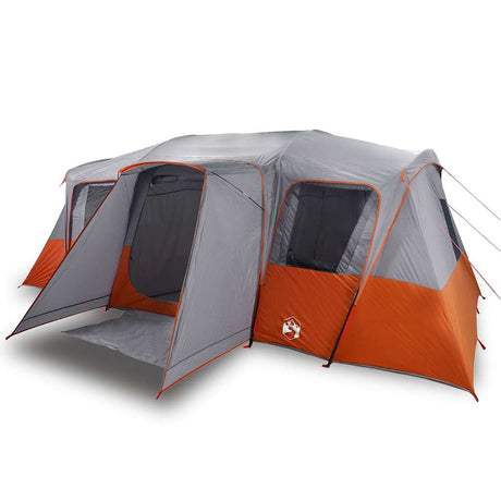 Tente tunnel VidaXL 16 personnes imperméable grise