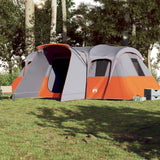 Tente tunnel VidaXL 16 personnes imperméable grise