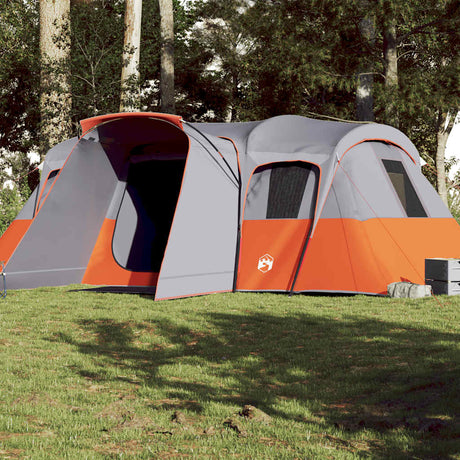 Tente tunnel VidaXL 16 personnes imperméable grise