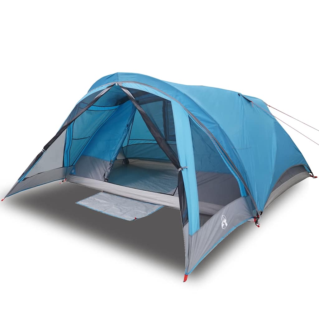 Tente VidaXL 4 personnes imperméable bleue