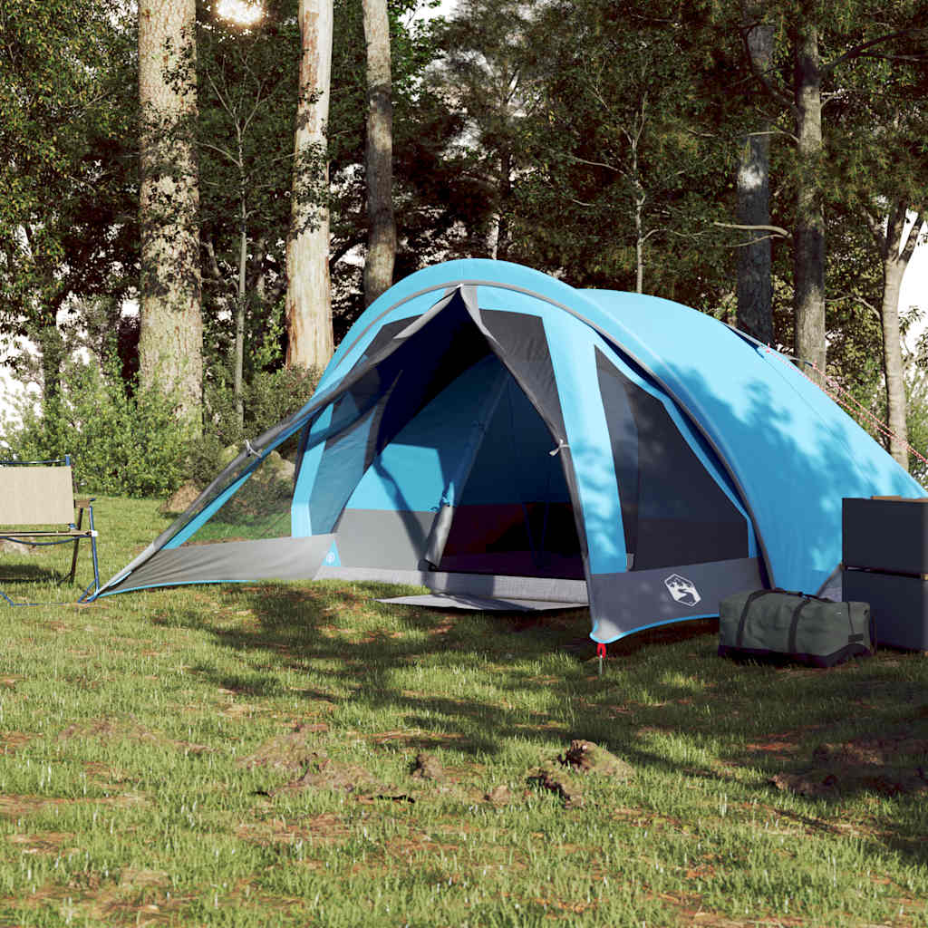 Tenda Vidaxl Blu impermeabile per 4 persone