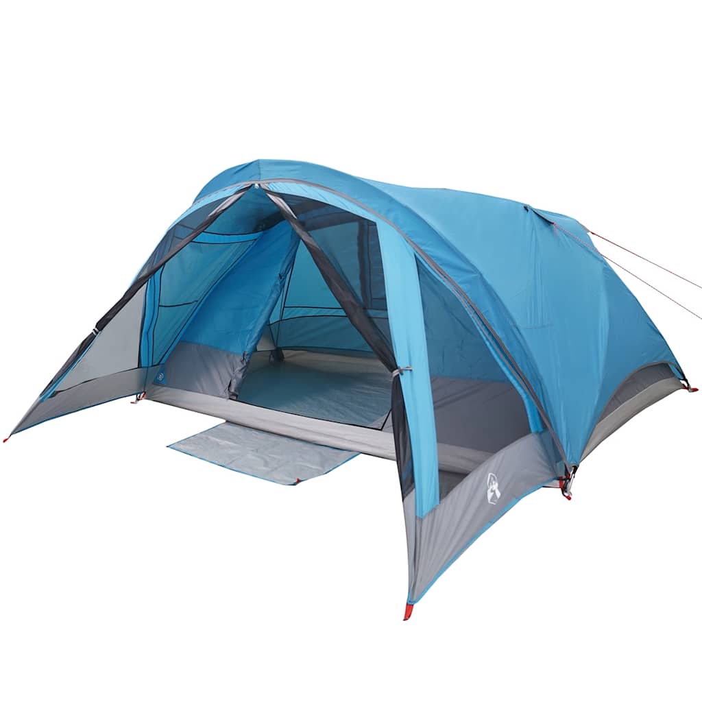Tente VidaXL 4 personnes imperméable bleue