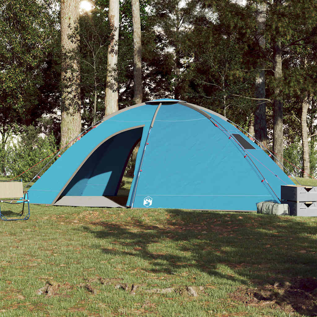 Tenda Vidaxl Blu impermeabile per 8 persone