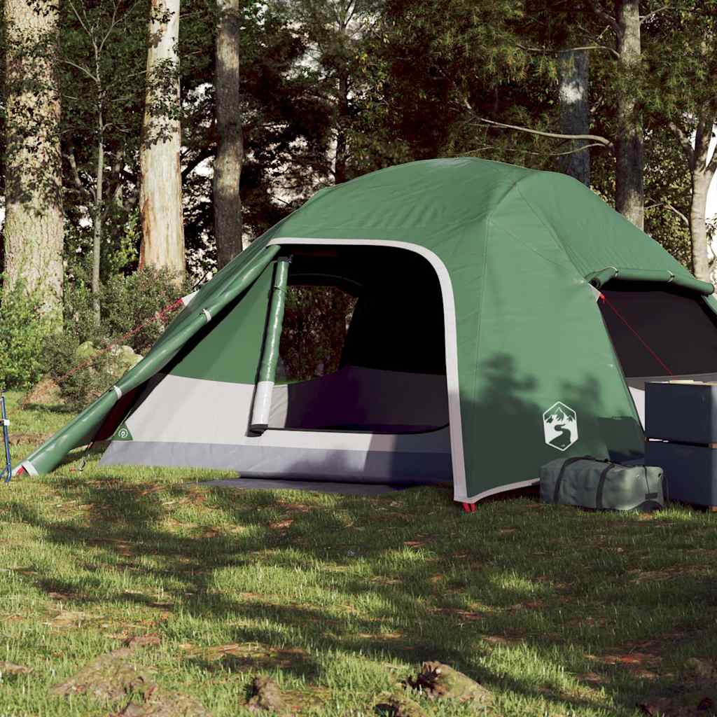 Tente dôme VidaXL 4 personnes imperméable vert
