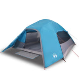 Vidaxl Dome tent 4-person waterproof blue