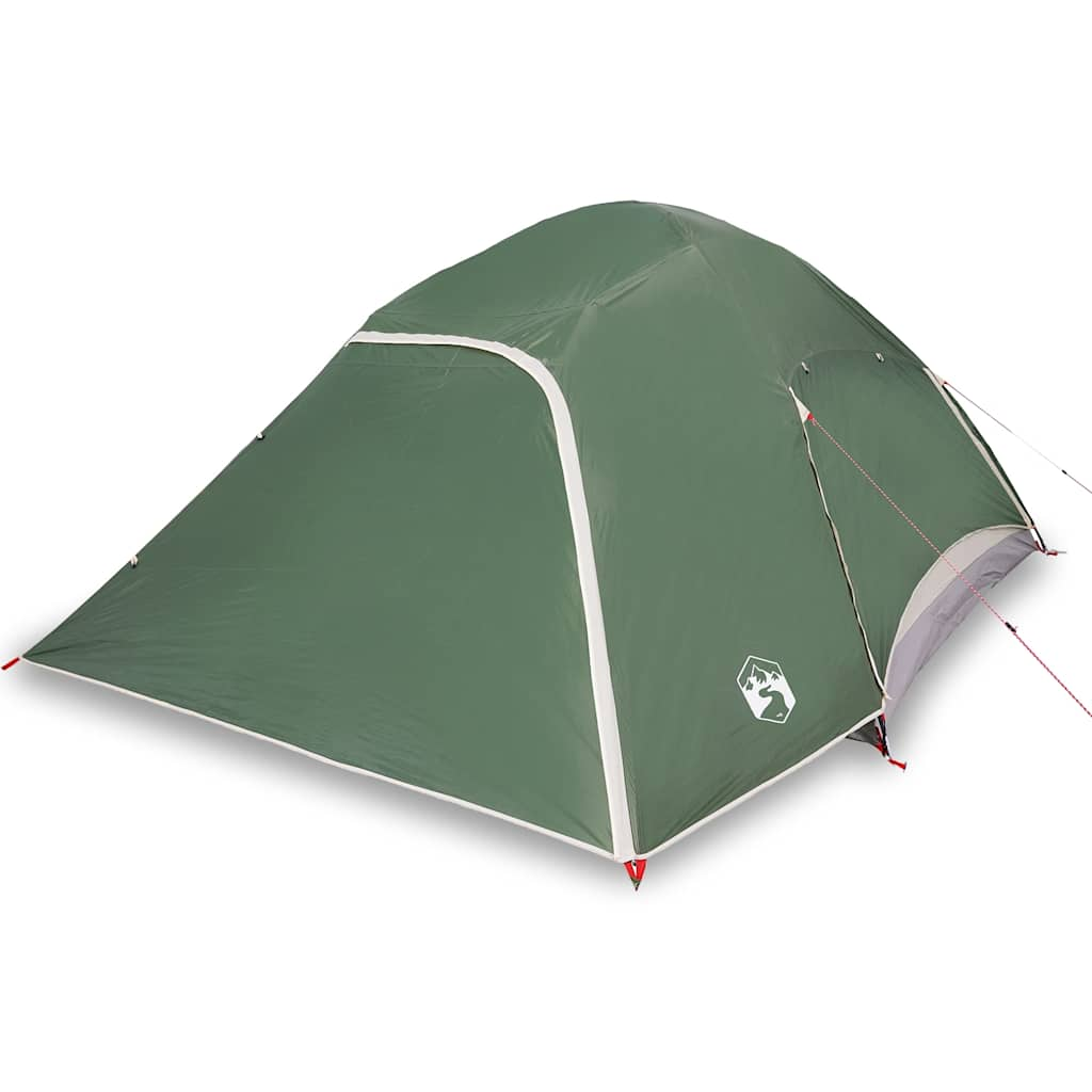 Vidaxl dome tente 6 personnes étanche verte