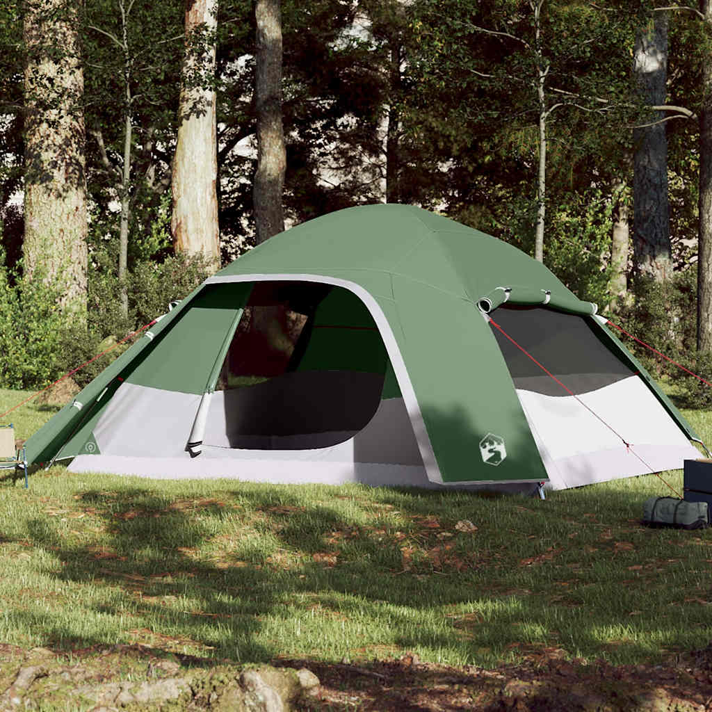 VidaXL Dome tent 6-person Waterproof Green