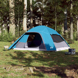 Vidaxl Dome Zelt 6-Personen wasserdicht blau