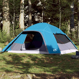 Vidaxl Dome Tent Blue impermeable de 6 personas