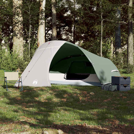 Tente dôme VidaXL 4 personnes imperméable vert