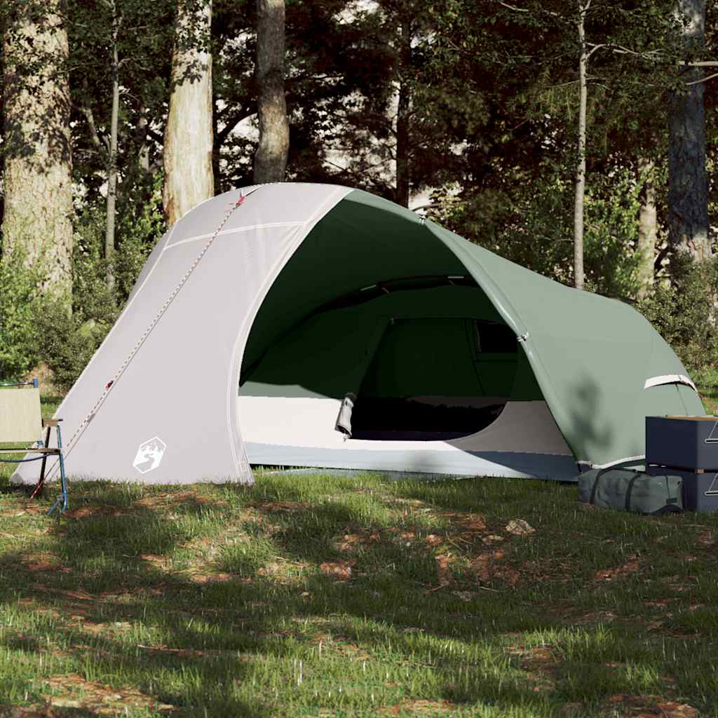 Tente dôme VidaXL 4 personnes imperméable vert