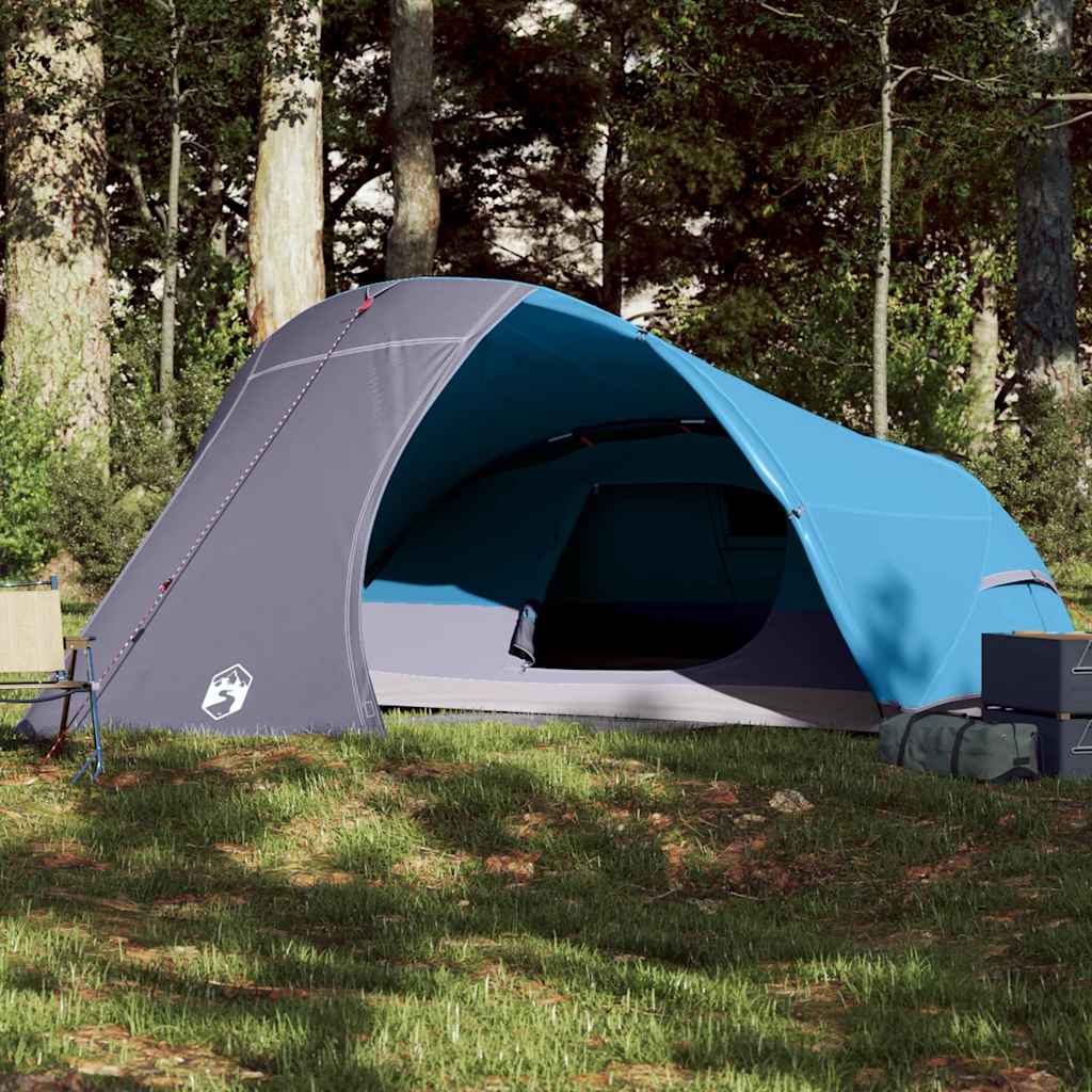 Tente dôme Vidaxx 4 personnes imperméable bleue
