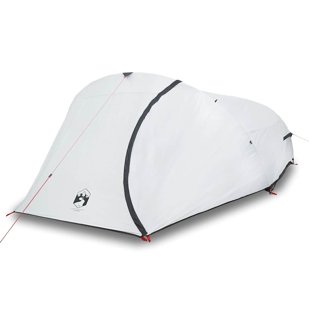 Tente dôme Vidaxl 4 personnes tissu occultant imperméable blanc