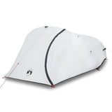 Tente dôme Vidaxl 4 personnes tissu occultant imperméable blanc