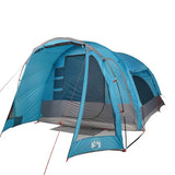 Tente de camping VidaXL 6 personnes imperméable bleu