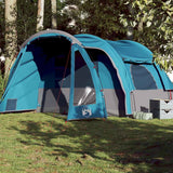 Tente de camping VidaXL 6 personnes imperméable bleu