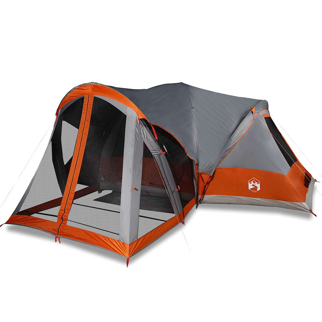 Vidaxl Tipitent for family 8-person waterproof gray and orange