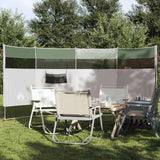 VidaXL pare-brise camping étanche 366x152x152 cm vert