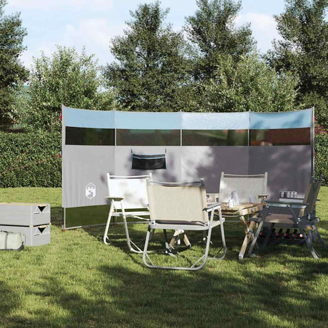 VidaXL pare-brise camping étanche 366x152x152 cm bleu