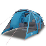 Tente tunnel VidaXL 4 personnes imperméable bleue