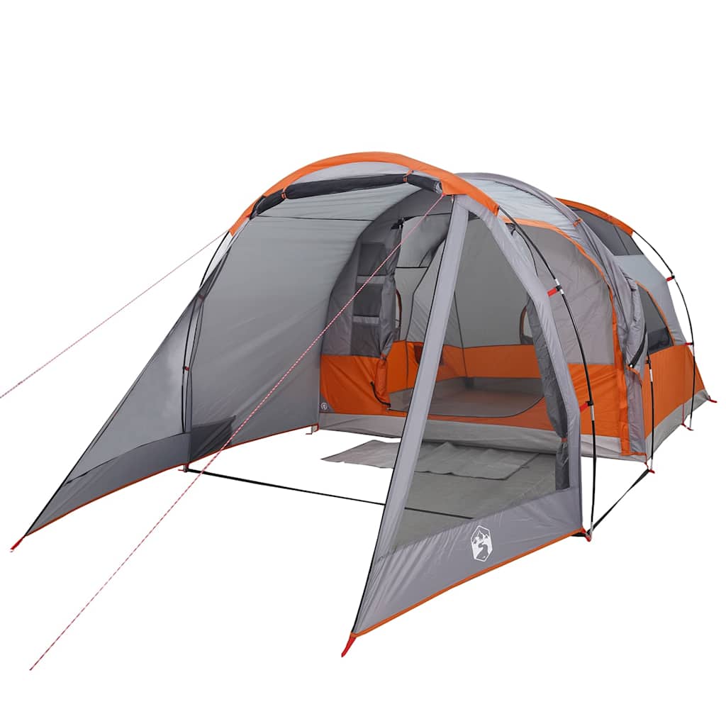 Tente tunnel VidaXL 4 personnes imperméable gris
