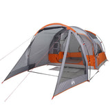 Tente tunnel VidaXL 4 personnes imperméable gris