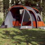 Tente tunnel VidaXL 4 personnes imperméable gris