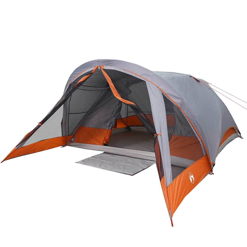 Tente familiale VidaXL 6 personnes imperméable grise