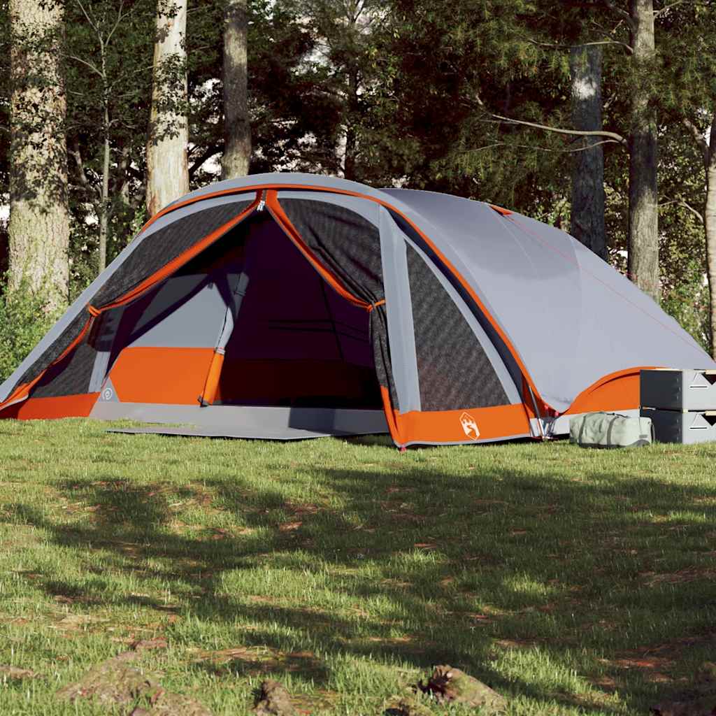 Tente familiale VidaXL 6 personnes imperméable grise