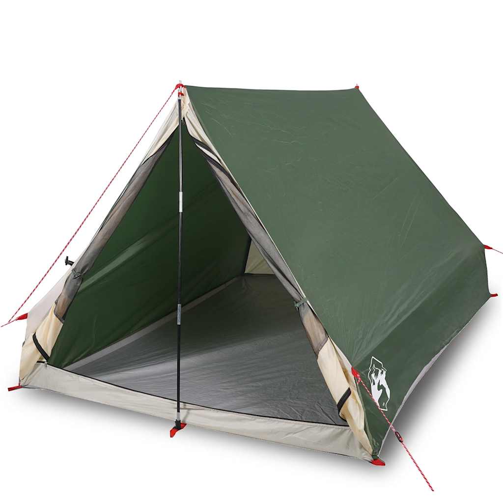 VidaXL tente a-frame 2 personnes imperméable vert