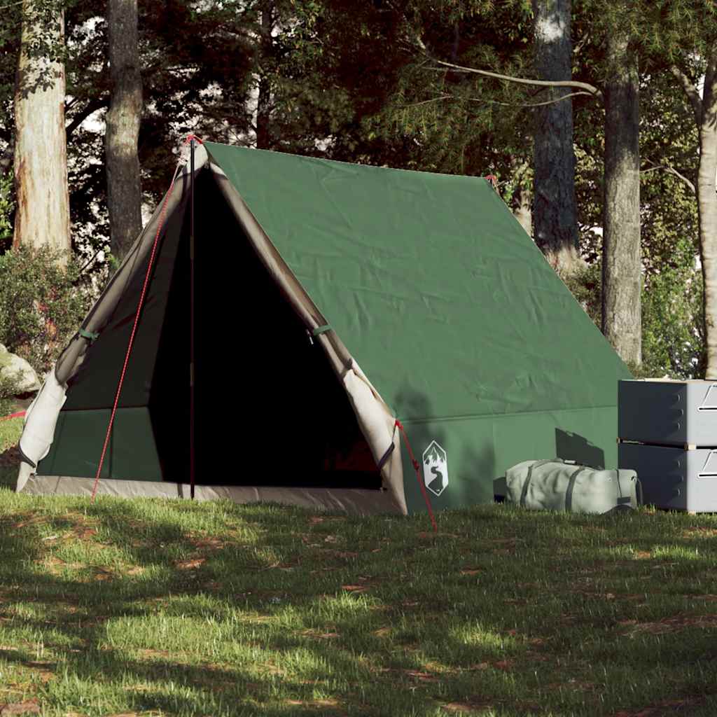 Vidaxl Zelt A-Frame 2-Personen wasserdichtes Grün