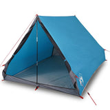 Tente VidaXL 2 personnes a-frame imperméable bleu