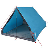 Tente VidaXL 2 personnes a-frame imperméable bleu