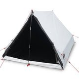 VidaXL tente a-frame 2 personnes tissu occultant imperméable blanc