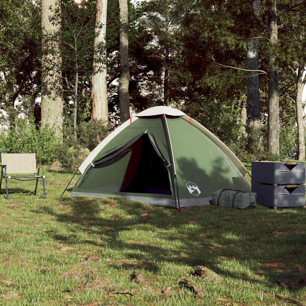 Vidaxl Dome Tent 2-osobowy wodoodporny zielony