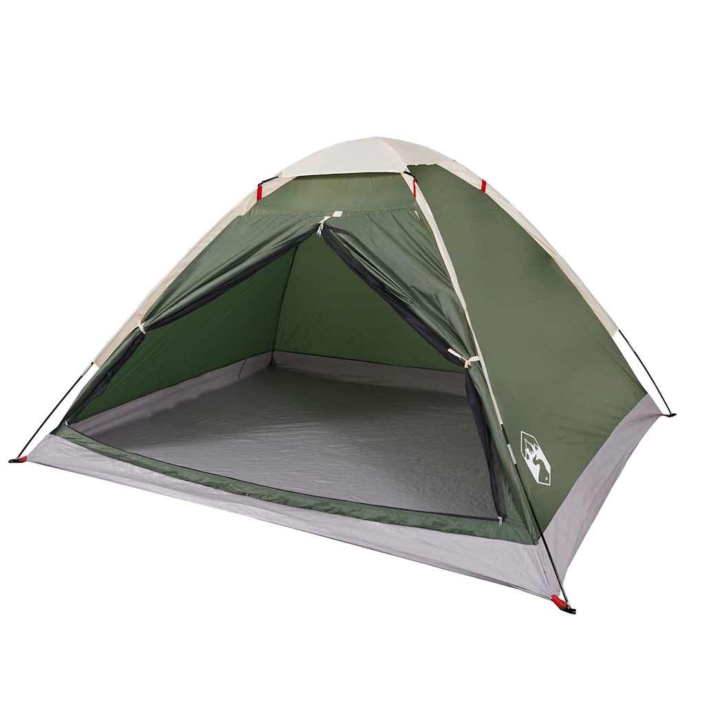 Tente dôme VidaXL 4 personnes imperméable vert