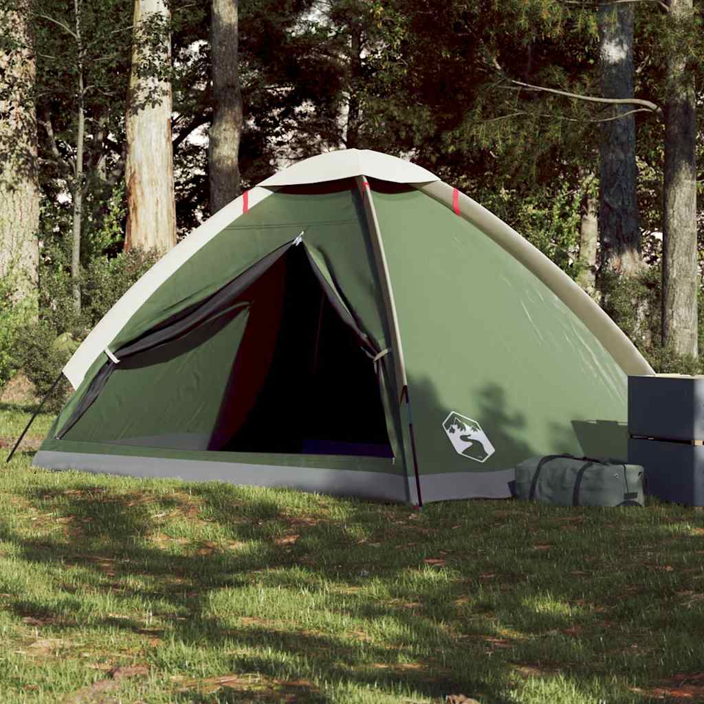 Tente dôme VidaXL 4 personnes imperméable vert