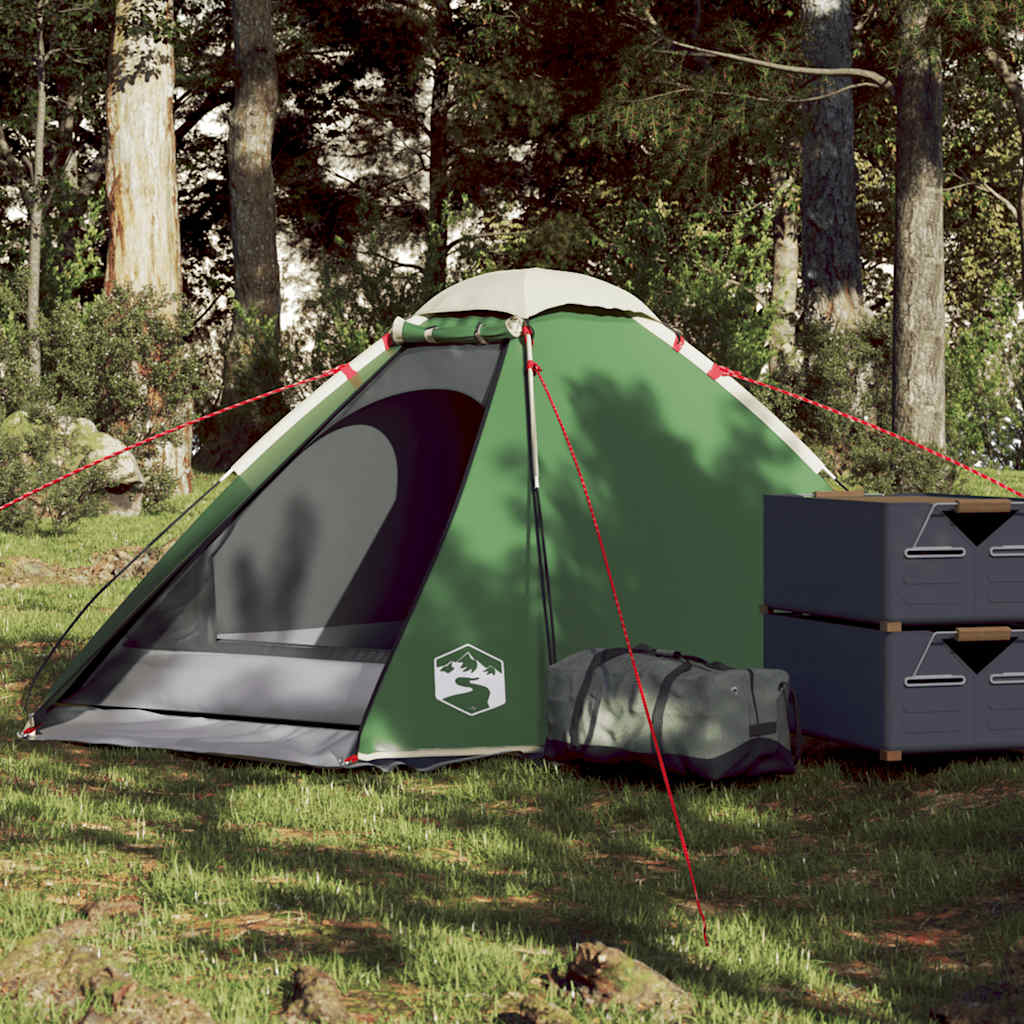 Vidaxl Dome Tenda Waterproof Green di 2 persone