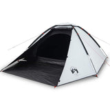 Tente dôme Vidaxl 2 personnes tissu occultant imperméable blanc