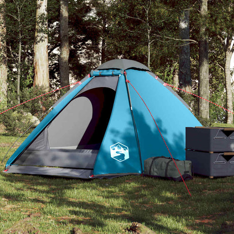 Tente dôme Vidaxx 4 personnes imperméable bleue