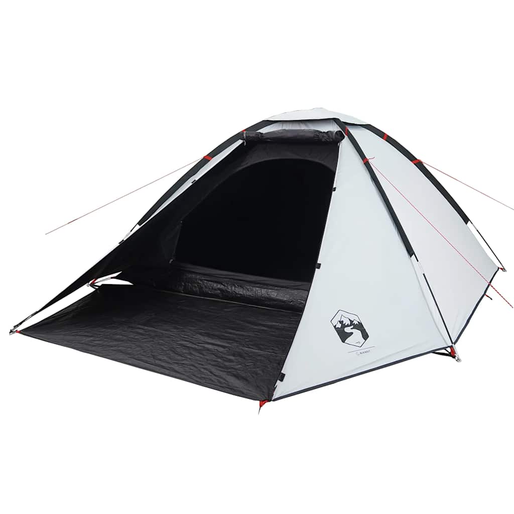 Tente dôme Vidaxl 4 personnes tissu occultant imperméable blanc
