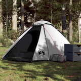 Tente dôme Vidaxl 4 personnes tissu occultant imperméable blanc