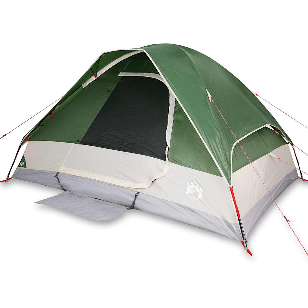 Tente dôme VidaXL 4 personnes imperméable vert