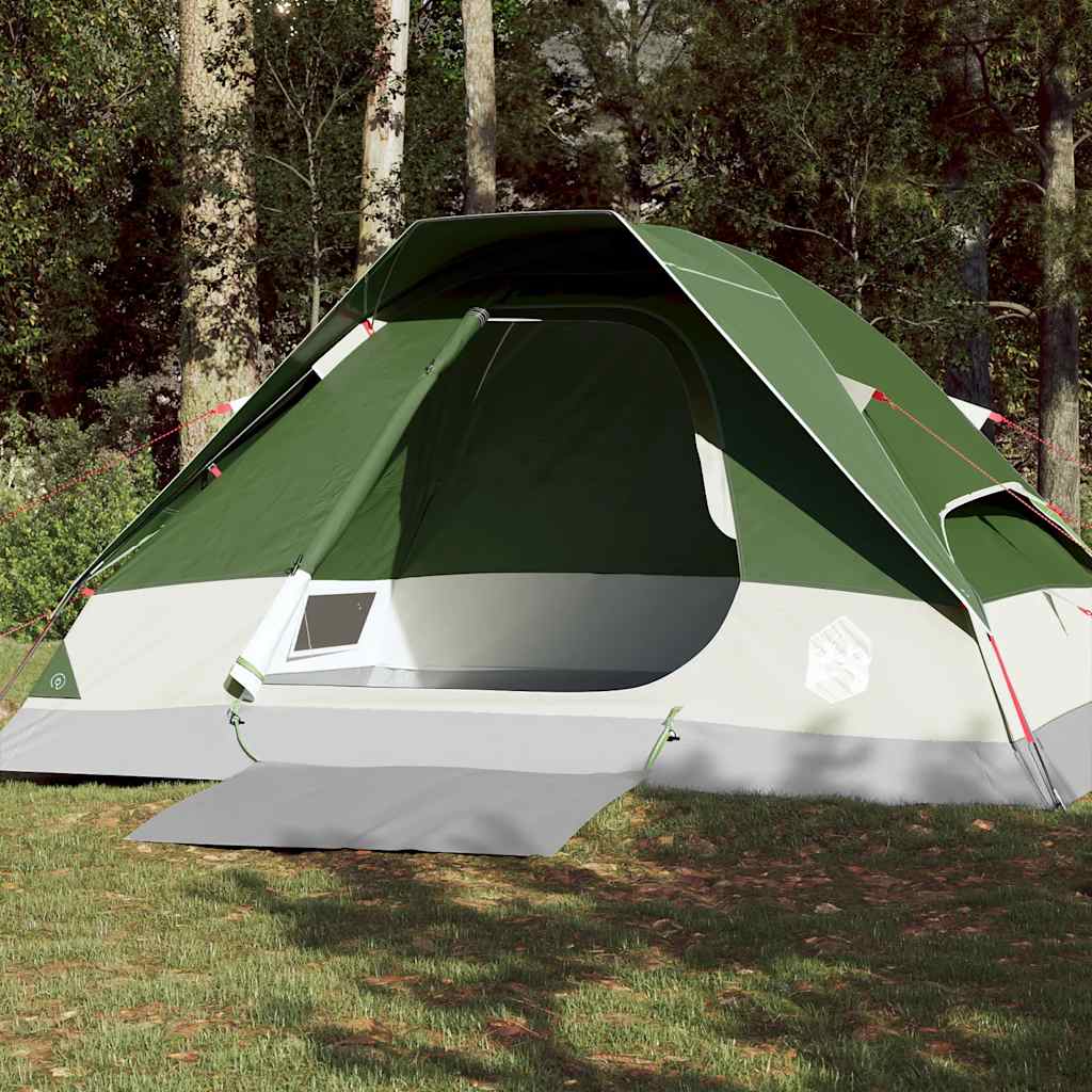 Tente dôme VidaXL 4 personnes imperméable vert