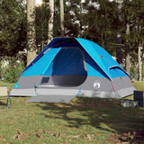 Tente dôme Vidaxx 4 personnes imperméable bleue