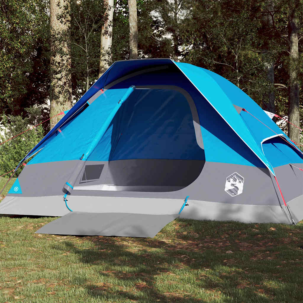 Tente dôme Vidaxx 4 personnes imperméable bleue